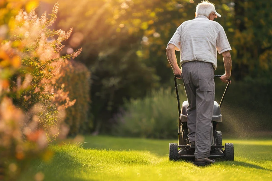 electric push lawnmower