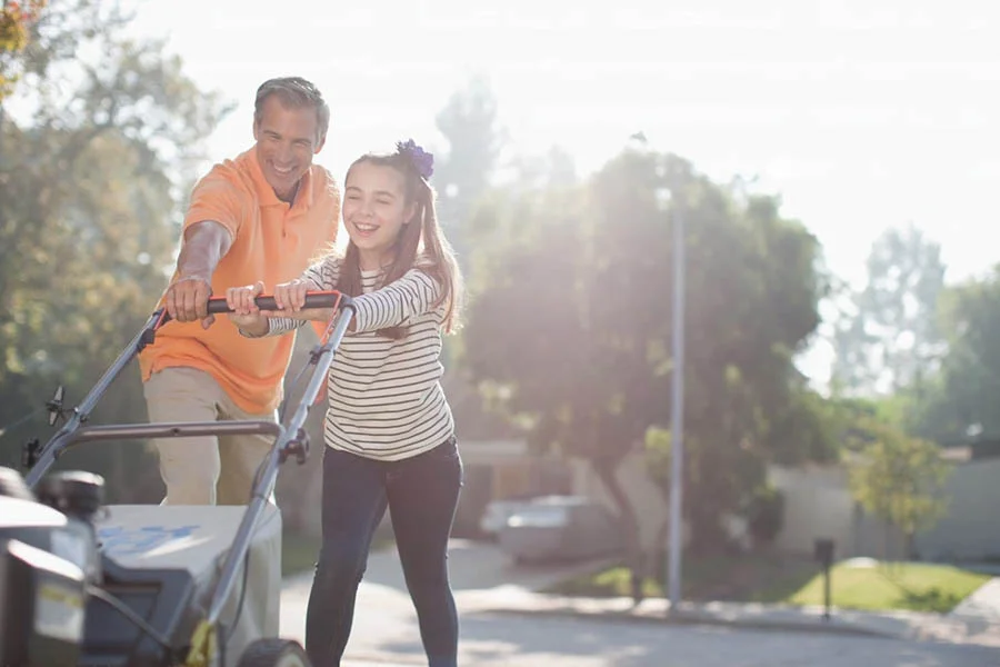 electric push lawnmower