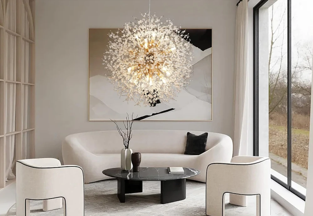 ceiling flush mount crystal chandelier