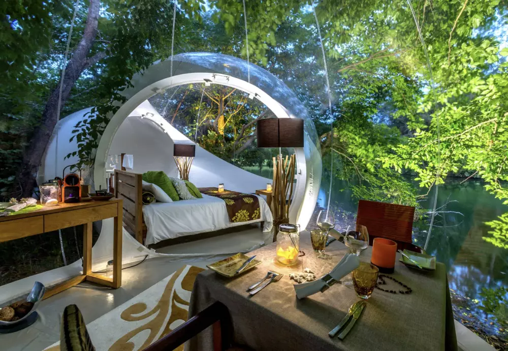 inflatable bubble dome tent